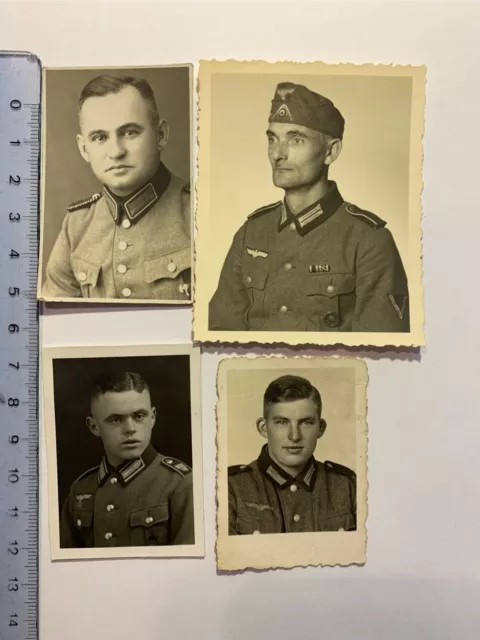 Soldaten Wehrmacht, Orden, 1940, Portrait, 4Fotos, 2.Weltkrieg