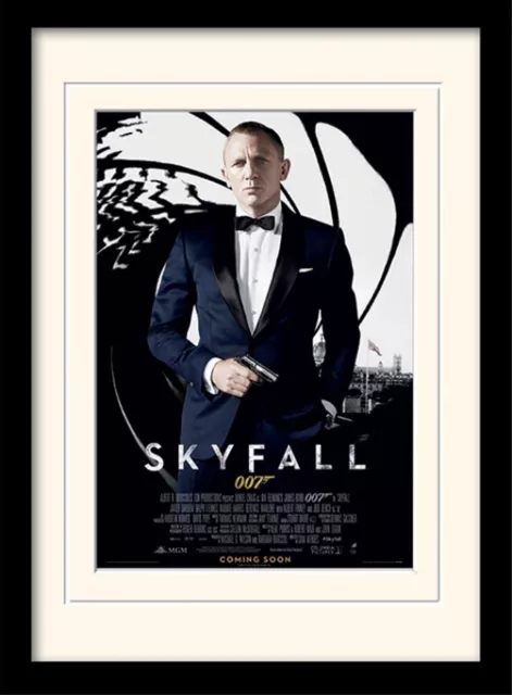 James Bond 007 - Skyfall One Sheet - Framed Poster - Größe 30x40 cm