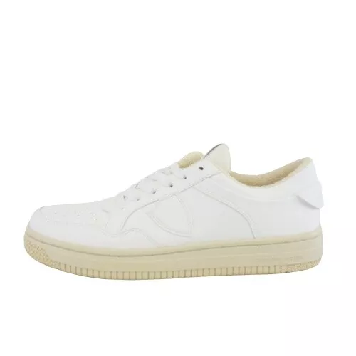 Philippe Model Ladies Shoes Low Top Trainers White Leather 40 Lyon Low New