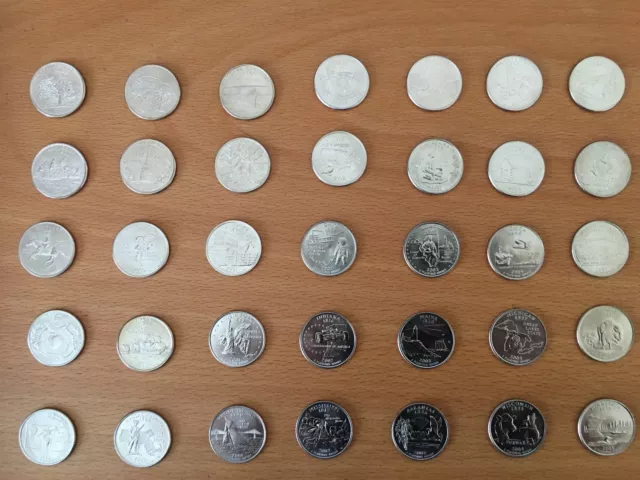 PICK ANY OF THE 50 US STATE QUARTERS P or D mint - UNCIRCULATED - SEE MULTI BUY 2