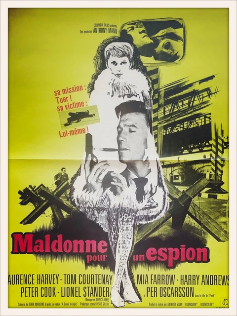 Affiche Cinéma Originale Monsieur Aznavour - Format 40x53 Cm Roulée (2024)