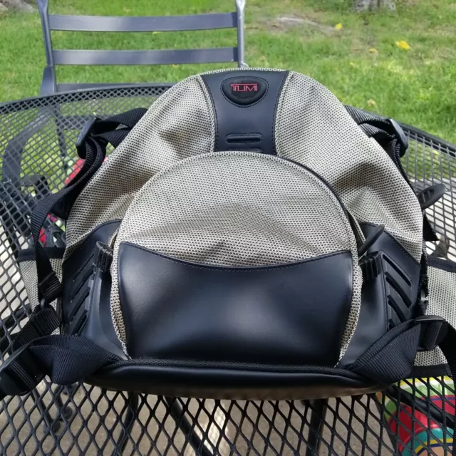 Tumi T2 Black Ballistic Nylon  Multi Compartment Travel Backpack Rucksack