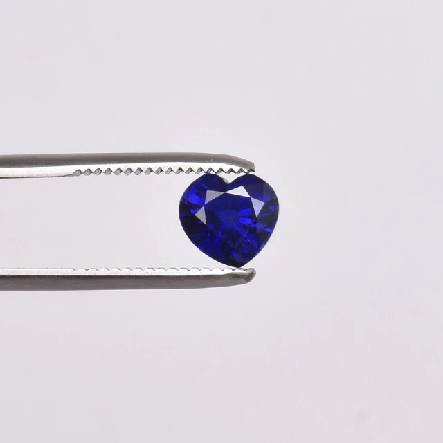 Saphir Bleu De Ceylan Naturel Et Non Chauffé – Pierre Précieuse Ronde 8,30 Ct – Qualité œil Propre