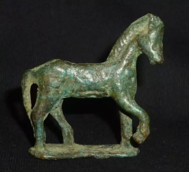 Celtic / Roman HORSE Bronze Figurine - Circa 100 BC - 100 AD      -1944