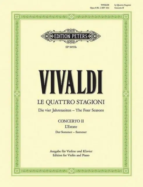 Antonio Vivaldi / Die Jahreszeiten: Konzert für Violine, Streicher und Basso ...
