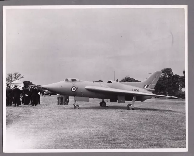 Avro 707B Large Vintage Original Press Photo Raf Pre Vulcan Research Aircraft