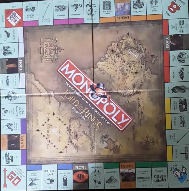 Lord Of The Rings Monopoly Board Game FOR SALE! PicClick UK