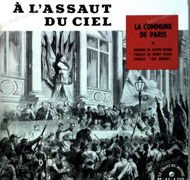 Joseph Kosma - A L'Assaut Du Ciel La Commune De Paris FRA 7in (VG+/VG+) '
