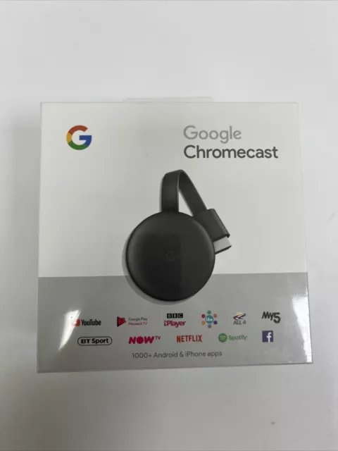 Google Chromecast 3Rd Gen Hd Digital Media Streamer *New & Sealed *Streaming