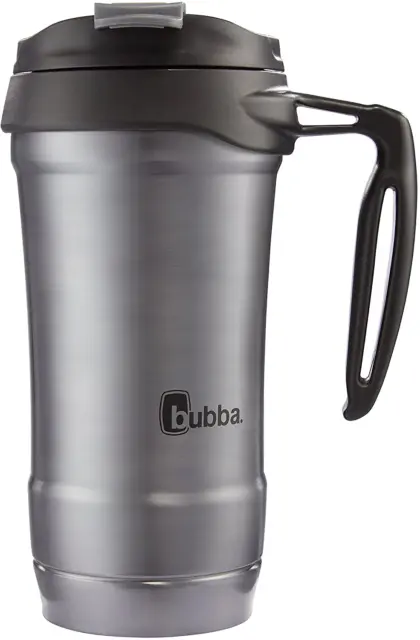 Bubba Hero Dual-Wall Vacuum-Insulated Stainless Steel Travel Mug, 18 Oz., Gunmet 2