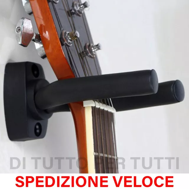 Supporto a muro Chitarra Classica - Acustica - Elettrica - Violino Gancio parete