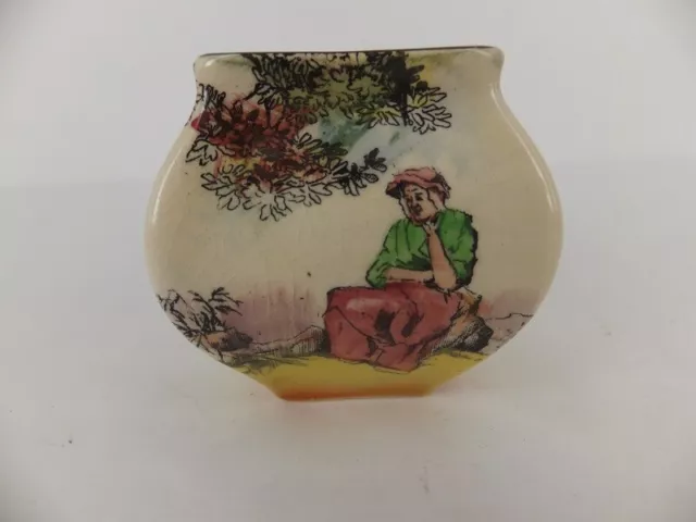 Royal Doulton The Gleaners miniature vase D6123 - beautiful condition