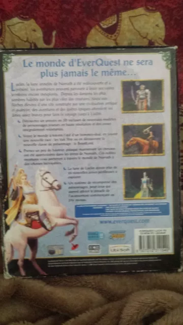 Jeux PC EVERQUEST FULL BOX COMPLET KUNARK + Shadow of Luclin en FRENCH 2