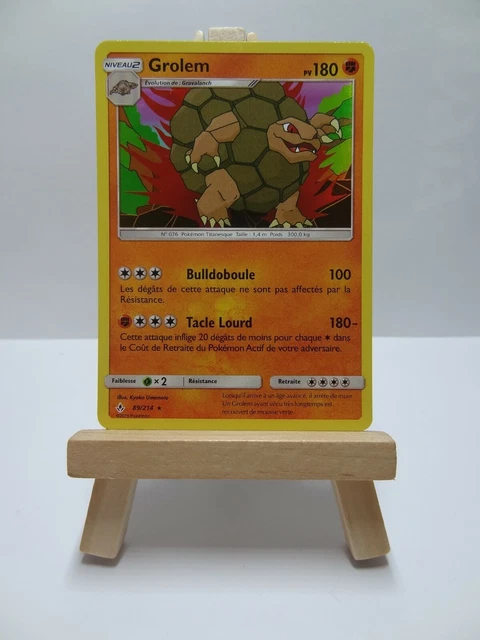 RARE HOLO 89/214 Alliance Infallible SL10 Pokemon Card ""Grolem"" NEW FR