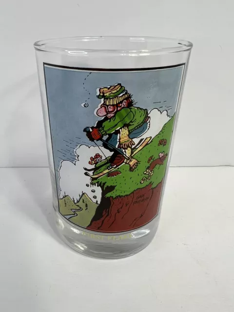 Vintage Gary Patterson Arby’s Collector Series Skiing Glass “First Flake” 1982