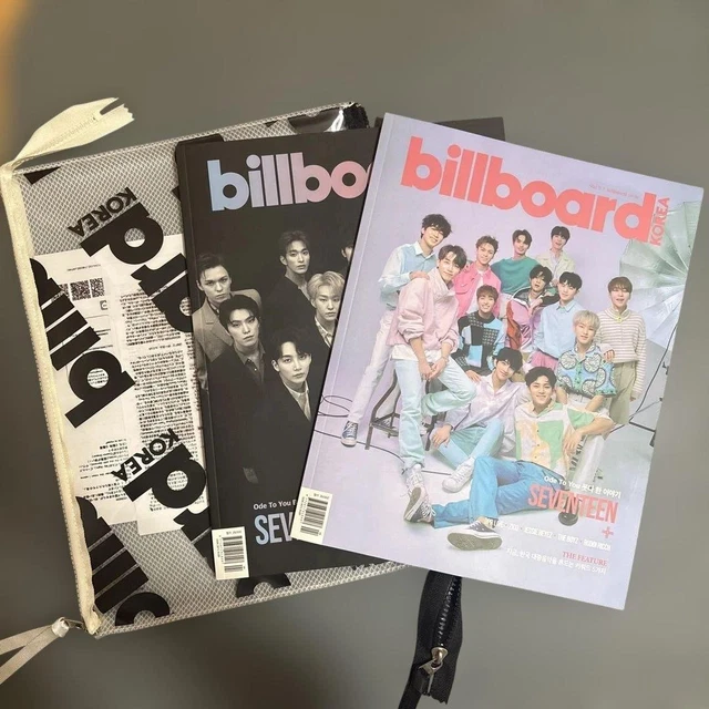 SEVENTEEN BILLBOARD KOREA Magazine Set de 2 con bolsa EUR 58,07