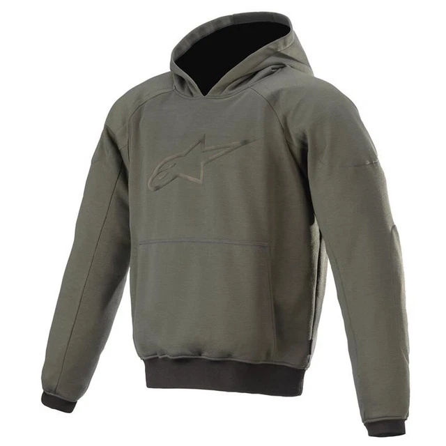 Felpa con cappuccio Alpinestars Ageless Verde Militare Melange