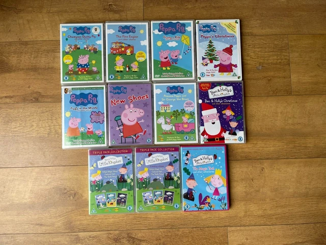 PEPPA PIG BEN HOLLY DVD Bundle Collection Childrens Kids X 11 EUR 27 PEPPA PIG BEN HOLLY DVD Bundle Collection Childrens Kids X 11 EUR 27