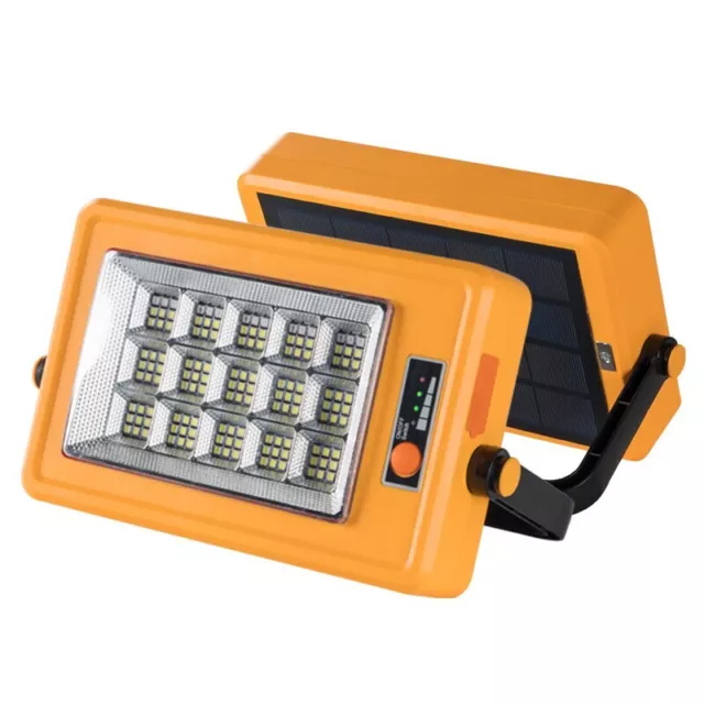 300W LED Arbeitsleuchte Baustrahler Akku Aufladbar Flutlicht Werkstattlampe IP65 2