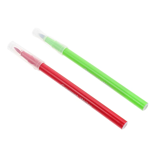 2 pz penna commestibile con pizzo fine colore commestibile riempitivo torta biscotti