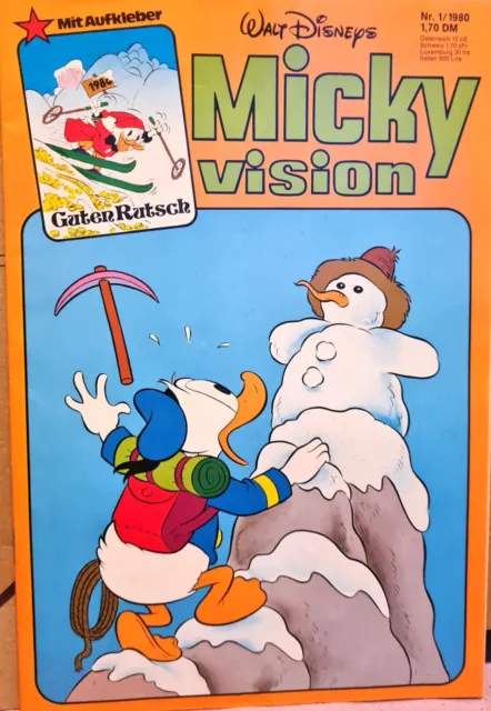 Micky Vision Hefte ab Nr.1 1980 mit Aufkleber Beilagen   (1973)Auswahl