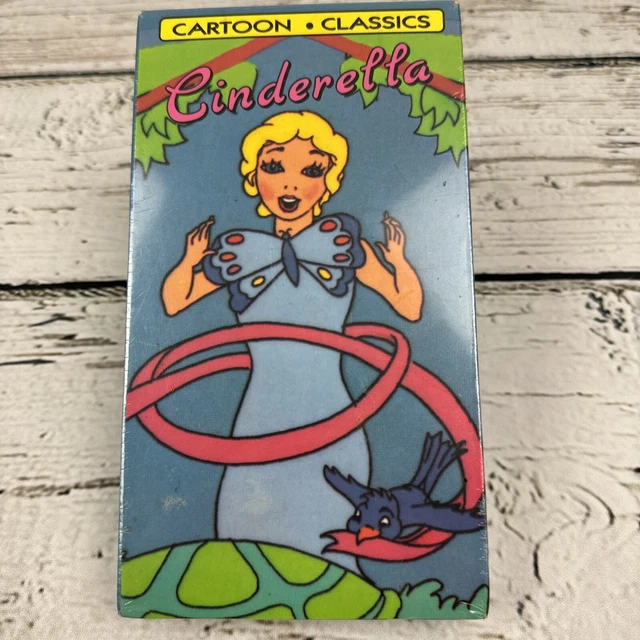 CINDERELLA CARTOON CLASSIC [VHS] 🆕 NEW Tape Movie A Coach for ...