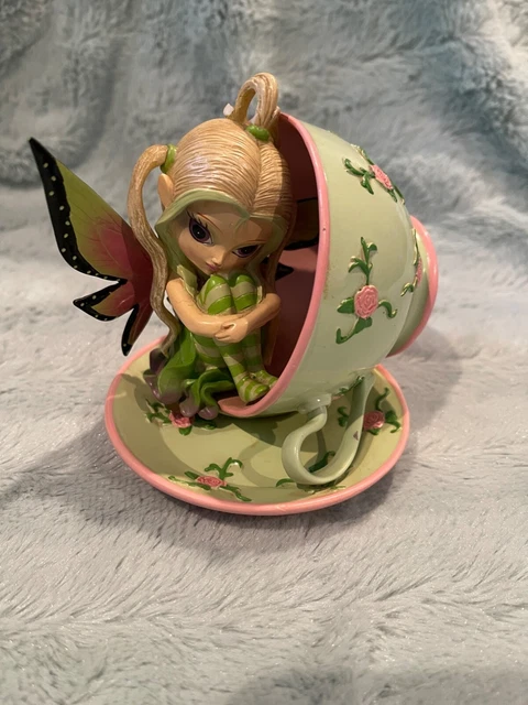 Jasmine Becket-Griffith HAMILTON COLLECTION tiny cu-tea figurine, Tiny Treasures