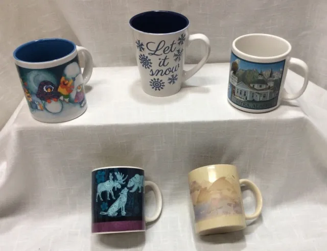 Alaska Themed Coffee Tea Mugs Cups Barbara Lavallee, ARTIC CIRCLE, etc- U choose