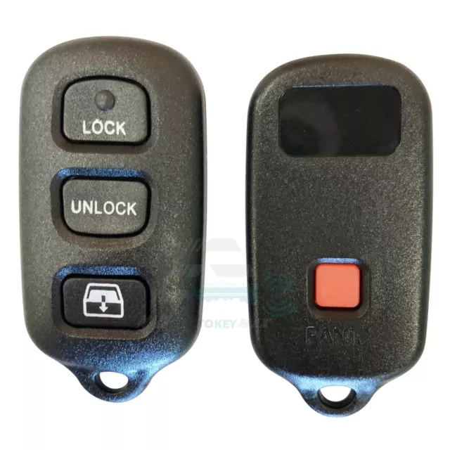 New Replacement Keyless Entry Remote Shell Case Key FOB For Toyota 4 Buttons Pad