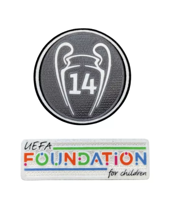 Real Madrid CF Machtworn Champions League Patch Badges Distintivo winner 2022