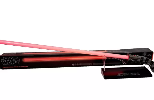 Hasbro Black Serie Asajj Ventress Force Fx Spada Laser Collezionabile Incl. Conf