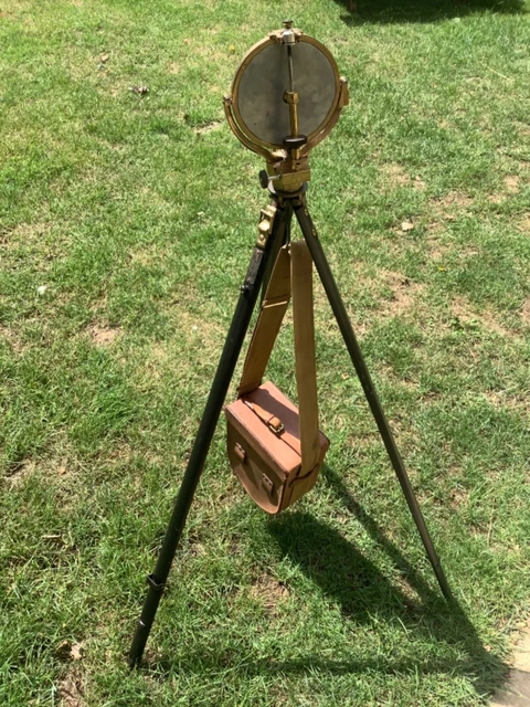 Photo Ancienne – Station Télégraphique De Campagne Avec Héliographe – US Army