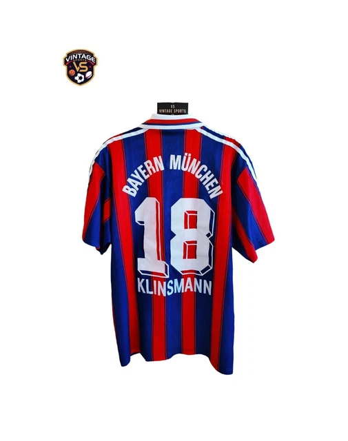 Maillot De Football Vintage Bayern Munich 1993 - Joueur Lothar Matthäus - Sponsor Opel - Occasion