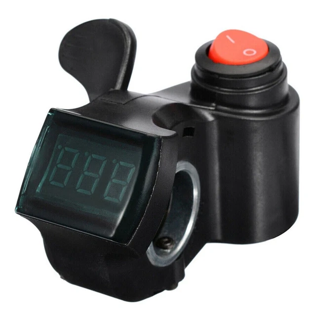 Affichage Tension Numerique Accélérateur Vélo électrique Avec Affichage Tension Numérique - Compatible 12V-99V - Verrouillage Sécurité Kit Velo Electrique