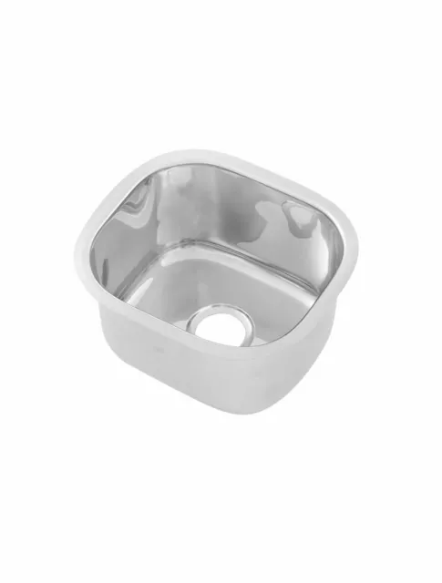Pressed Sink Bowl 1mm 304 Grade Stainless Steel Centre outlet