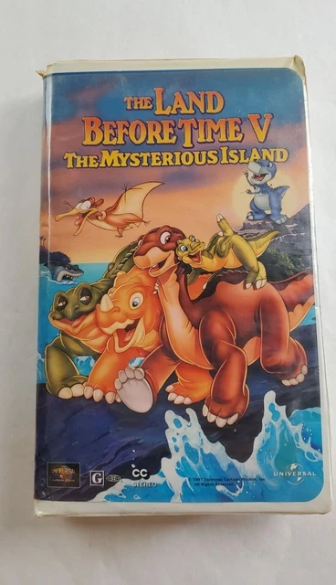 THE LAND BEFORE Time V: The Mysterious Island VHS Tape 1997 Clamshell £ ...