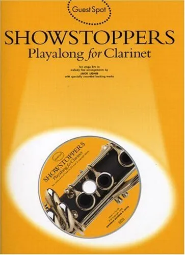 GUEST SPOT SHOWSTOPPERS PLAYALONG FOR CLARINET CLT BOOK/CD by Various Book The