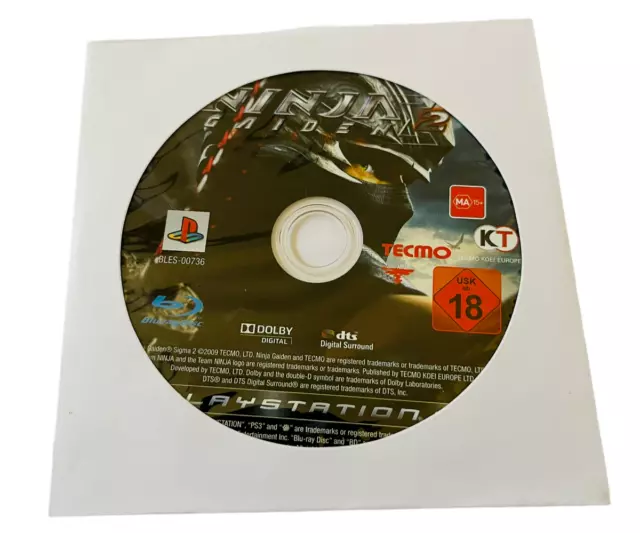Ninja Gaiden Sigma 2 - Playstation 3 (PS3) DISC Only