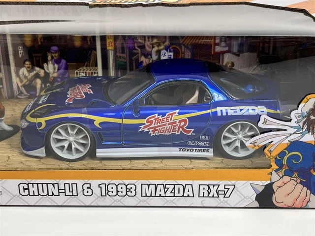 CHUN-LI RUE DE Combat Et 1993 Mazda RX-7 1:24 Echelle Jada 253255062 ...