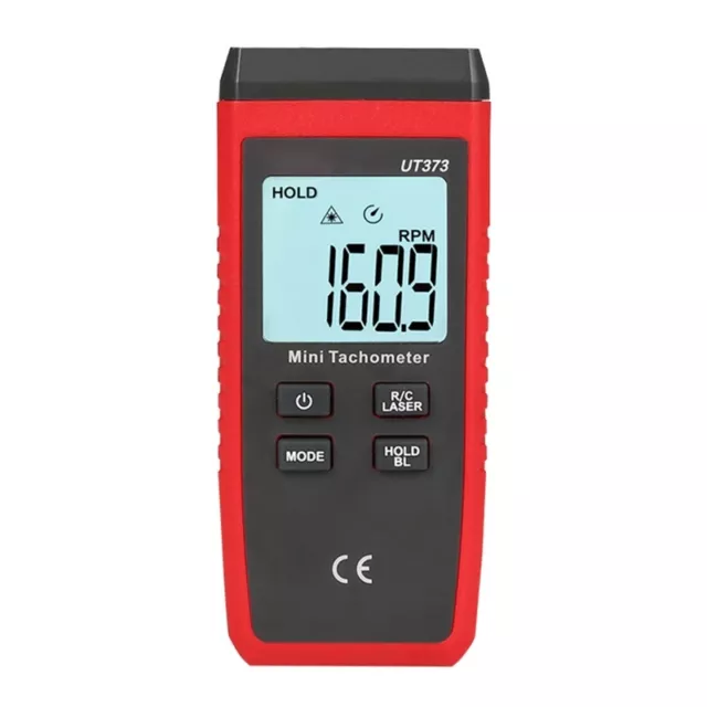 UT373 Mini Non-contact Digital LCD Tachometer RPM Tach Speed Meter Max/min Value