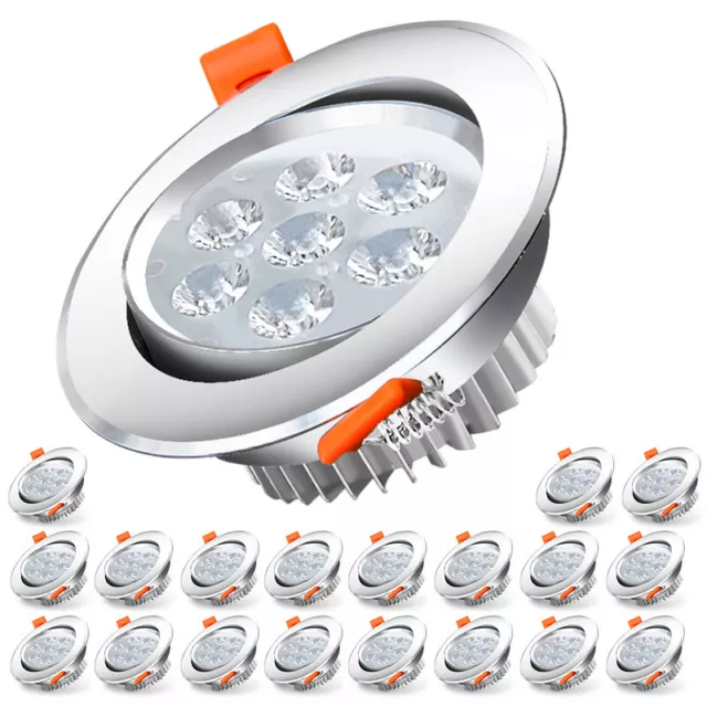 LED Einbauspot Bad Strahler Einbauleuchten ultraflach Lampe Deckenspots 3W 5W 7W