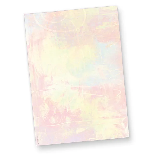 TATMOTIVE Briefpapier Malerei Pastell 50 Blatt DIN A4 für Künstler