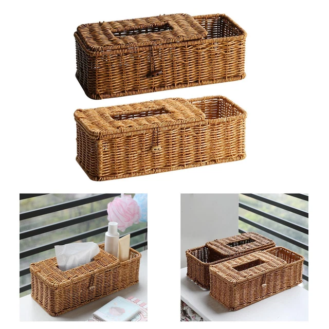 Boîte à Mouchoirs Murale Autocollante - Distributeur De Papier De Cuisine - Support Gris Polyvalent Pour Murs Et Placards