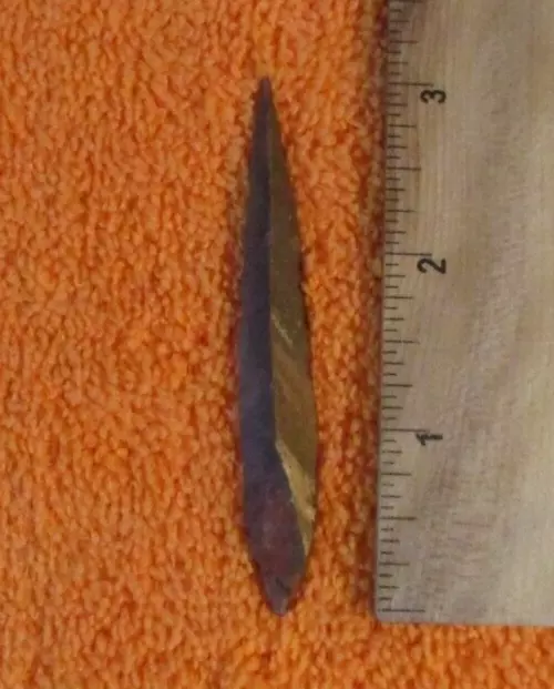 Great Neolithic Tri-Angle Spike Morocco 3 1/8"