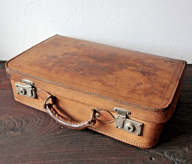 Ensemble Valise Vintage Voyage Avec Verrouillage Numérique Luxe Mignon