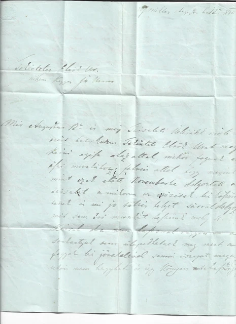 1850 Rumänien Österreich Ungarn Seltenes Szent Miklos Linear Cancel Sannicolau De Munte 3