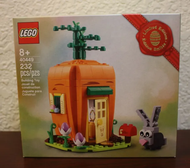 LEGO 40449 - Limited Edition - Easter Bunny's Carrot House GWP - 2021 - New NIB!