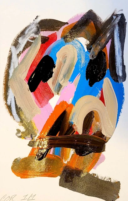 Corbellic Abstract Expressionism 10X7 Series Signed Numbered Contemporary Decor