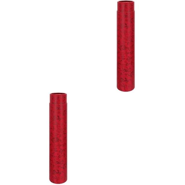 2 piezas tubos de envío tubo de póster de papel tubo de caligrafía