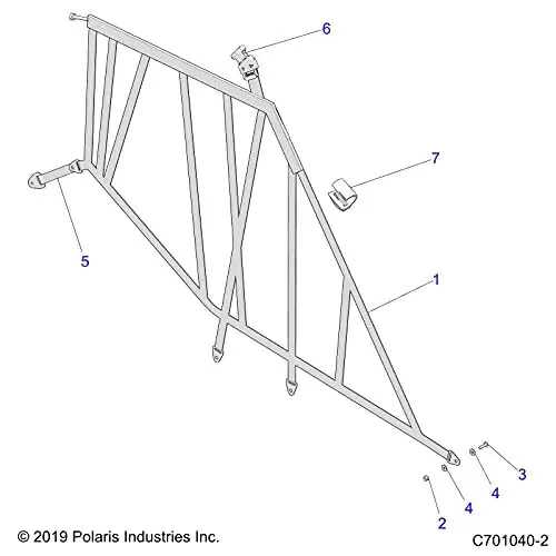Polaris NETS-DOOR FRONT RZR 900 800 570 PART NUMBER 2685112 SS TO 2685841